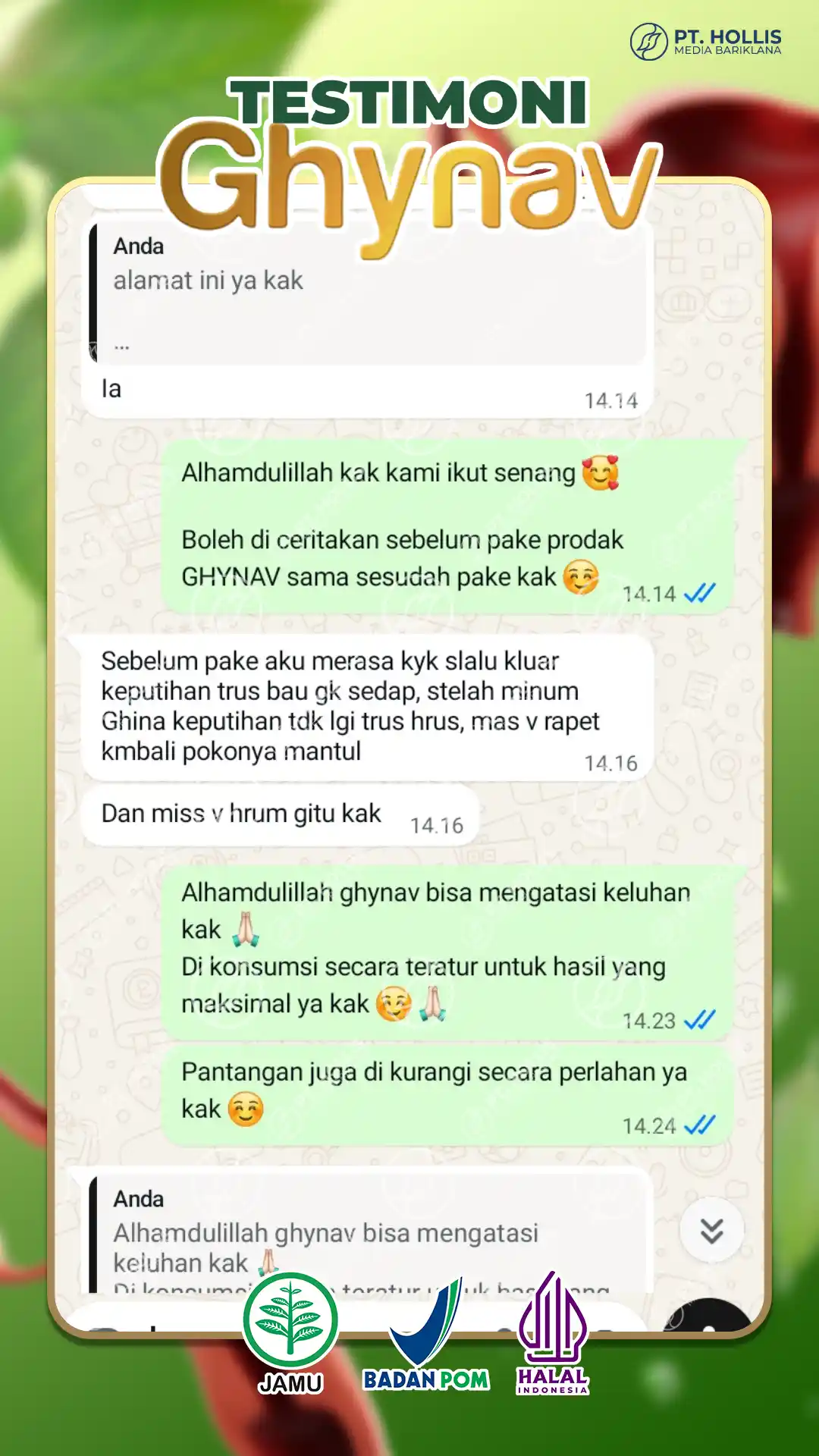 Testimoni Ghynav 5