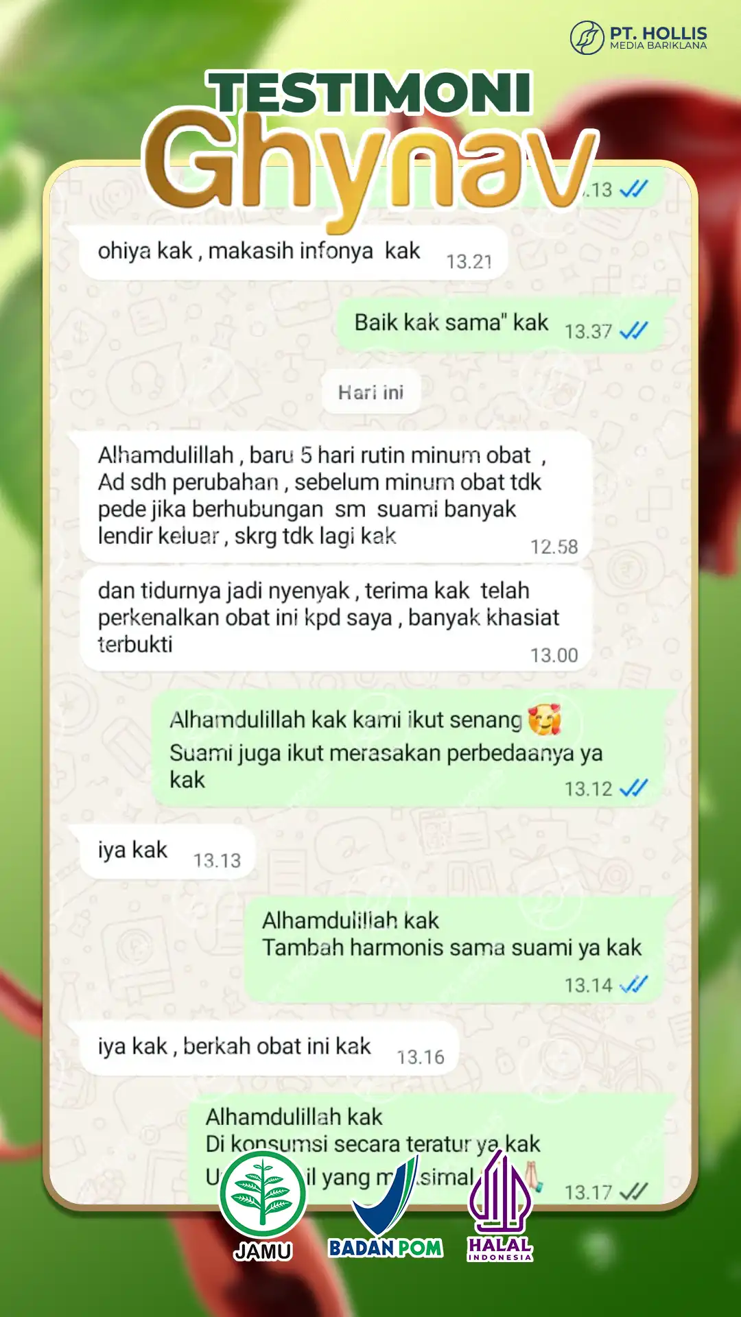 Testimoni Ghynav 7